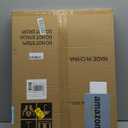 DOLLAR BOSS Bulletin Boards with Linen 1-Pack 16''X 12'' Double-Sided Cork Board for Walls Wood Framed Bulletin Boards, Small Pin Board for Home Kitchen Office Decorative Hanging 10 Pushpins (White)