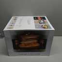 Chefman Crispinator Air Fryer 6-in-1 with 8 Qt capacity, 450F Max Temp with TurboFry Pro Technology for Fast and Even Results, Viewing Window, Nonstick Ceramic Basket (Concrete)