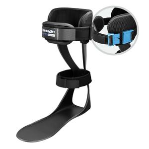 Brace On AFO S-Type - Drop Foot Stabilizer Brace, Moldable, Trimmable, Lightweight Polyethylene, Braces for Men, AFO Brace and Foot Drop Braces, Boot for Injured Foot, Men, Left