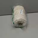 BOCHIKNOT 3-Ply Macrame Cord 4mm x 240yds (220m)  Soft Cotton Macrame Rope for Beginners, Easy to Knot for Wall Hangings, Plant Hangers, Boho Decor and DIY Crafts (Natural Gold)