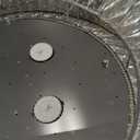 Krychiler Crystal Ceiling Light LED Flush Mount Lighting, 21.6" Large Diamond Ceiling Light Fixture for Living Room, Dimmable Crystal Fixture Bedroom Lighting for Kitchen,Bathroom