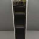 3-Tier Bathroom Floor Cabinet, Narrow Bathroom Storage Cabinet, Mobile and No Installation Required, Perfect for Small Space Laundry Rooms, Toilet Areas, and Living Room Gaps