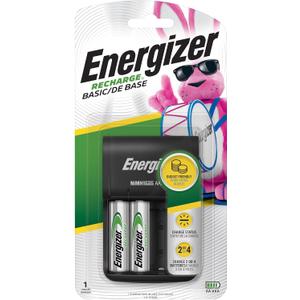 Energizer Recharge Basic Charger with AA Batteries 2 Pack