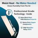 Professional Grade Heating Pad with Automatic Moist Heat by Thermotech, High-Heat Heating pad for Deep Penetrating Heat - 2nd Gen Version (Extra Large King Digital - 26" by 14")