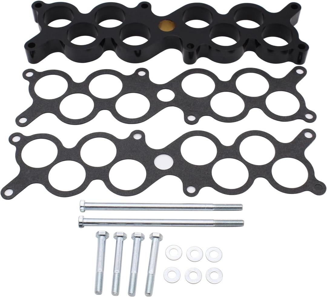 1" Intake Manifold Phenolic Spacer Compatible For Ford Mustang 5.0L GT-40 1987-1993