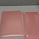 UESWILL Compatible with Smooth Matte Hard Shell Case Cover for 2010-2017 Release MacBook Air 13 inch (Model A1466 A1369), Pink