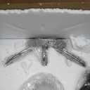 AURYNIX 3-Light Vintage Bathroom Light Fixtures, Chrome