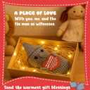 Handmade Crocheted Tin Man Doll, Sentimental Anniversary & Friendship Gifts for Him, Her, Husband, Wife, Best Friend, 'Glad I Found You' Keepsake, Romantic Thank You Gift, Valentines , Cute Desk Decor