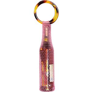 Stylish Wine Bags,Mesh and Embedded Crystal Elasticated Wine Bag Bottle Champagne Beer Gift Bags for Wedding,Birthday,Holiday