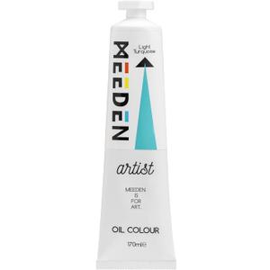 MEEDEN Artist Grade Oil Paint: Light Turquoise - 170ml/5.7oz Tube - Professional Art Paints for Canvas Painting
