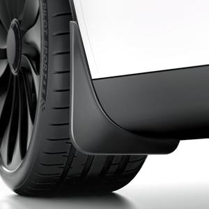 REEVAA 2025 Tesla New Model Y Juniper Accessories - Mud Flaps [Protect Paint, No Drilling Required] All-Weather Mud Guard Body Kits for Model Y Juniper 2025-2026, Black (Set of 4)