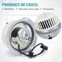 Upgraded 8832NA Blower Motor Compatible with Nutone 84757 JA2B099N Bathroom Fan Motor, Fits Nutone Blower Models 86652 86652G 8662 99080520 8832 8832 8833