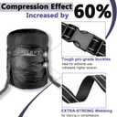 Frelaxy Compression Sack, 40% More Storage! 11L/18L/30L/45L/52L Compression Stuff Sack, Water-Resistant & Ultralight Sleeping Bag Stuff Sack - Space Saving Gear for Camping, Hiking, Large