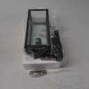 Globe Electric Vintage 1-Light Matte Black Hurley Wall Sconce