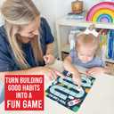 Hadley Designs Space Reward Chart for Home-Magnetic Responsibility Chart for Kids, Reward Chart for Toddlers 2-4 Years, Good Behavior Chart for Kids at Home