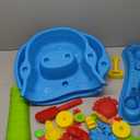 3-Tier Kids Water Table for Toddlers Kids Ages 3-5 4-8, Summer Outdoor Water Table Beach Kids Toys, Toddler Sensory Activity Sand Box Play Set with Rain Showers Splash Pond for Boys Girls