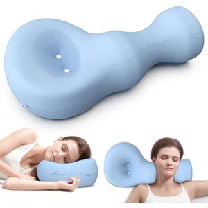 Premium Memory Foam Side Sleeper Pillow, Ergonomic Neck Support for Comfortable Sleep, Contoured Orthopedic Design