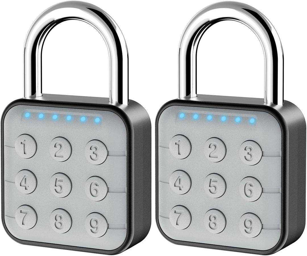 Combination Lock Padlock for Locker: Gym Combo Lock - Travel Locker Lock for Indoor and Outdoor - High Security, 2 Pack