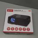 GPX Mini Projector with Bluetooth, USB and SD Media Ports, Includes Remote (PJ609B), Black