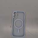 ESR for iPhone 16 Case, Compatible with MagSafe, Camera Protection, Shockproof Thin Cover, Resists Yellowing and Scratches, Magnetic Phone Case for iPhone 16, Zero Series, Frosted Blue-MagSafe