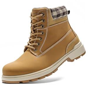 Cestfini Mens Warm Snow Hiking Boots, Comfortable Winter Work Boots For Men Waterproof Lithtweight, Suitable For Bacpacking, Mountain Climbing, Trekking, Outdoor Walking  10.5
