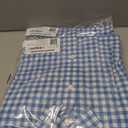 2 x Amazon Essentials Men's Slim-Fit Short-Sleeve Poplin Shirt (Medium, Light Blue White Gingham)