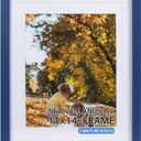 Beyond Your Thoughts Royal Blue 11X14 with Matted for 8X10 or 9x12 Real Wood (Hang/Stand) Picture Photo Frame for Wall and Table Top-Mounting Hardware Included(1 Pack)