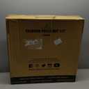 ProsourceFit Puzzle Exercise Mat  in, EVA Interlocking Foam Floor Tiles for Home Gym, Mat for Home Workout Equipment, Floor Padding for Kids, Black, 24 in x 24 in x  in, 48 Sq Ft - 12 Tiles