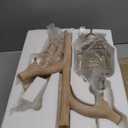 Scenekoy Vintage 68 Tall Floor Lamp with Lanterns, Retro Standing Lamp Tree Trunk Finish & Resin Body, Rustic Dimmable Corner Lamp Stand Up Light with Bulb Prefer for Living Room Bedroom Home Decor (Antique Brass)