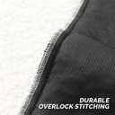 FUTEI Black Throw Pillow Covers 26x26 Inch Set of 2,Furry Faux Fur Teddy Boucle Textured Cushion Covers,Soft Fluffy Decorative Euro Pillow Shams,Home Decor for Couch Bed Living Room Office Car