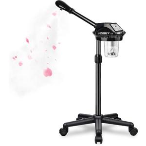 Professional Facial Steamer,vaporizador Facial Adjustable Height and Angle,More Steam, Hot Mist Facial Humidifier Atomizer for Spa Beauty, Home Use (Extra Large)