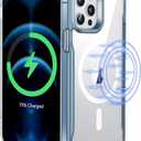 ESR for iPhone 12 Pro Max Case, Compatible with MagSafe, ScratchResistant Back, Grippy Protective Frame, Magnetic Phone Case for iPhone 12 Pro Max, Sidekick Hybrid Case (HaloLock), Blue