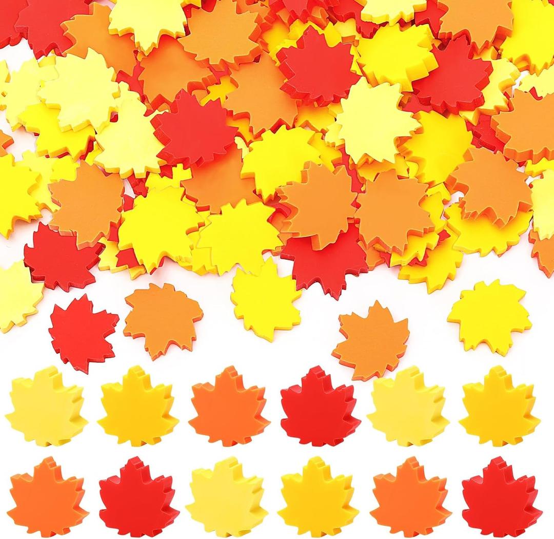 2 x 80pcs Mini Fall Maple Leaf Charms Polymer Clay Ornaments Fall Leaves Table Scatters Autumn Vase Filler for Thanksgiving Decoration Party Favors Arts Craft Supplies 2 x 80pcs Mini Fall Maple Leaf Charms Polymer Clay Ornaments Fall Leaves Table Scatters Autumn Vase Filler for Thanksgiving Decoration Party Favors Arts Craft Supplies