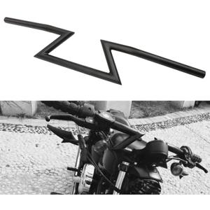 AnXin 1" 25MM HandleBar Z Handle Bars Universal For Sportster Cruiser XL 883 1200 Custom Chopper Dyna Softail Bobber Street Bob Touring Road King Road Street Glide Black
