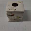 Avanti Linens - Tissue Box Cover, Decorative Countertop Accessories, Nature Inspired Home Decor (Gilded Birds Collection)