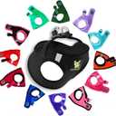 EcoBark Rapid Fastener Super Comfort Fully Adjustable Double Padded Step in Dog Harness (X-Small, Black)