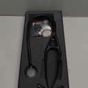 3M Littmann Cardiology IV Diagnostic Stethoscope, 6201, More Than 2X as Loud, Weighs Less, Stainless Steel Black-Finish Chestpiece, 27" Blue Stem, Black Tube and Headset