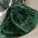 Exclusivo Mezcla Fleece Throw Blanket for Couch, Super Soft and Cozy Blankets All Season Use, Leaves Pattern, Plush Fuzzy Lightweight, Forest Green, 50x60 Inch