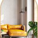 15x18 inch Gold Arched Mirror for Bathroom Vanity Mirror or Wall Decor Arch Mirror Brushed Metal Frame Wall Mounted Mirror for Bathroom LivingRoom Bedroom Entryway (18"L x 15"W)