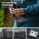 Magnetic Case for iPhone 13 Pro, with Invisible Ring Stand, Military Drop Protection, Shockproof Anti-Fingerprint Matte Protective Cover for iPhone 13 Pro, Black