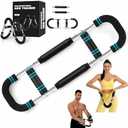 Twister Arm Trainer, 40-100lb Adjustable Chest Workout Equipment Power Twist Arm Trainer, Forearm Strengthener, Portable Spring Resistance for Home Fitness