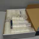 Raycare Flameless Candle with Remote Timer  9 Flickering Acrylic Battery Operated LED Pillar Candles with Embedded Star String for Valentine's Day, Home Decor, and as a Gift (Ivory)