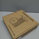 Upgraded Square Folding Stool, Max Load Capacity 485lbs, Portable Collapsible Seat, Telescoping Foldable Stool for Camping,Fishing,Hiking,Travel, Pink