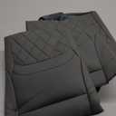 NS YOLO Full Coverage Leather Car Seat Covers,Waterproof Seat Covers for Cars,SUVs Pick-up Truck, Car Seat Cushion,Car Seat Protector,Front Seat Cover,Grey Seat Cover with 2 Seats (Front Pair(driver and passanger-2 seats))