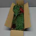24 Pcs 18 Inch Real Touch Norfolk Pine Branches Christmas Greenery Stems with Pinecones & Red Berries for Christmas Decorations