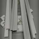 Delamu Cord Hider, 157in Wire Covers for Cords on Wall, Premium Cable Hider Cord Covers for Wires, Cable Management Wire Hiders for TV, Cable Raceway Kit, W0.95 H0.55in, White