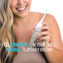 TAO Clean UV Sanitizing Sonic Toothbrush and Cleaning Station, Electric Toothbrush, Dual Speed Setting, Sandstone