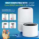 Improvedhand Core 200S Filter Replacement Compatible with Levoit Core 200S-P Air Purifier,True Great High-Efficiency Materials with Activated Carbon Filter,#Core 200S-RF,4 Pack