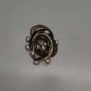 Cute Hair Ties with Faux Pearl, 3X Stronger Brown Elastic Ties Hair Accessories with Secure Gentle Hold