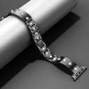 Mosonio Dressy Jewelry Bracelet Bands Compatible with Apple Watch Band 46mm 45mm 44mm 49mm 42mm 41mm 40mm 38mm for Women, Cute and Stylish Diamond Metal Strap for iWatch Series 11 10 9 8 7 6 5 4 3 2 1 SE Ultra